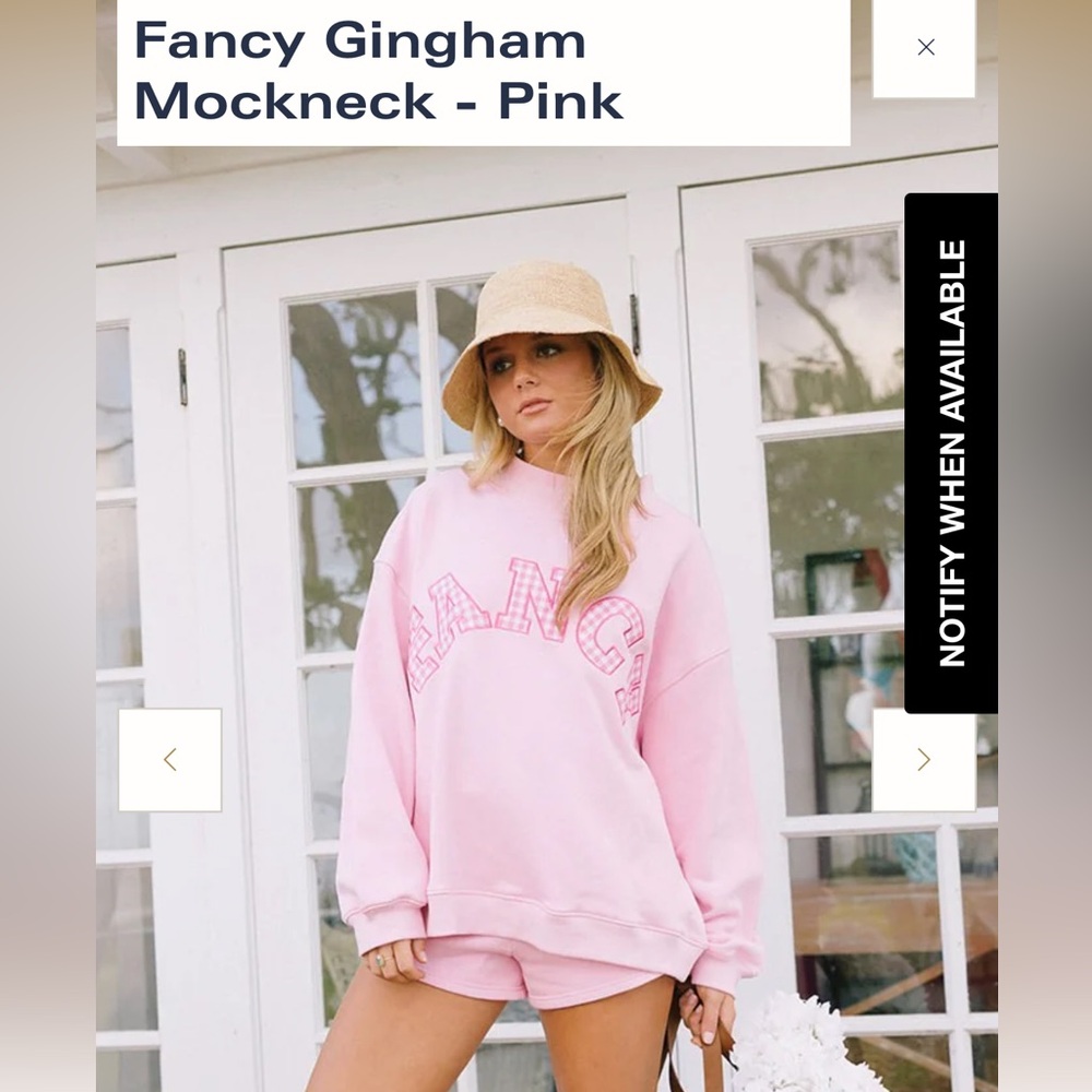 Fancy Mockneck Sweatshirt